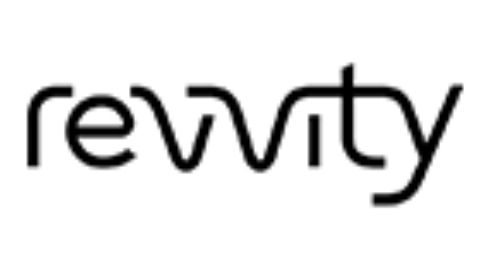 A logo for the brand Revvity