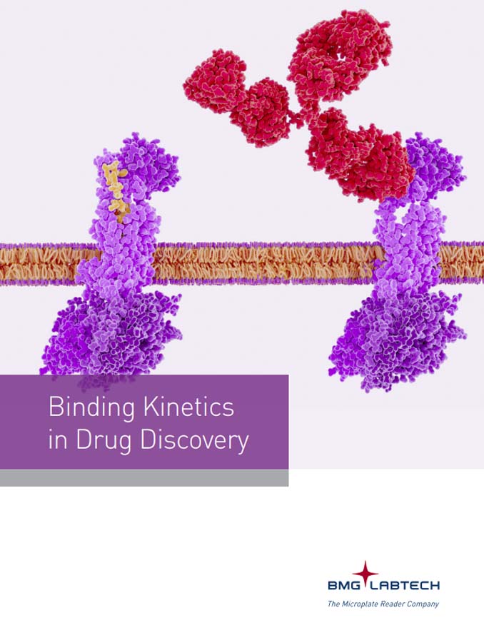 An eBook for BMG Labtech which highlights novel developments in drug discovery that are optimizing the analysis of receptor binding kinetics.
